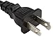Cable Leader 15ft 18 AWG 2-Slot Polarized Notebook Power Cord IEC320 C7 to NEMA 1-15P