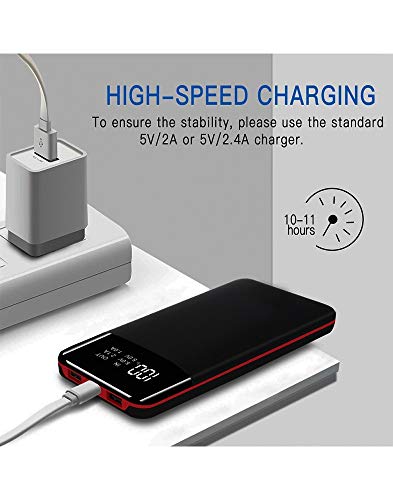 ForMe Powerbank 20000 mAh Externe Batterij Accu met LCD Digitaal Display Draagbare Powerbanks 2 Outputs Hoge Capaciteit - Afbeelding 6
