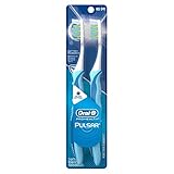 Oral-B Pulsar Medium Bristle Toothbrush , 2 Count, (Colors May Vary)