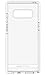 tech21 Protective Samsung Galaxy Note8 Case Ultra Thin Lightweight Scratch Resistant Back Cover - Evo Shell - Clear