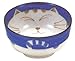 JapanBargain, Japanese Porcelain Bowl Soup Bowl Rice Bowl Udon Bowl Ramen Noodle Soup Bowl Cereal Bowl Made in Japan, Blue Smiling Cat Maneki Neko Pattern (1, Bowl 5-inch) Product Name
