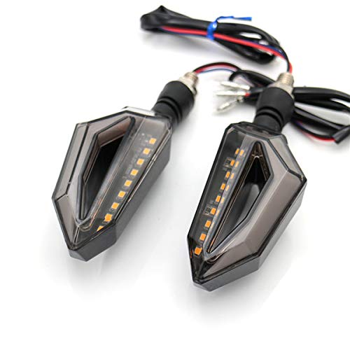 image for evomosa Universal 12 LED Turn Signal Lights Blinker Front Rear Lights 