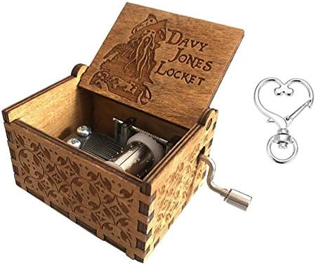 Cuzit - Caja de música de Madera, diseño de Piratas del Caribe: Amazon.es: Hogar