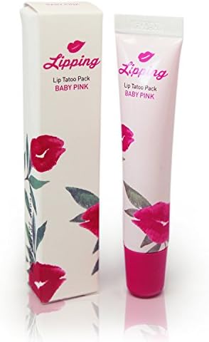 Lipping Moisturizing Lip Tint, Long Lasting [All Day Formula] Glossy Liquid Lip Color Stain and Repair Balm [Non Smudge] with Keratin and Collagen - 15g - [Baby Pink]