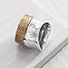 Silpada 'Rain or Shine' Textured Ring in Sterling Silver and Brass, Size 9, Size 9
