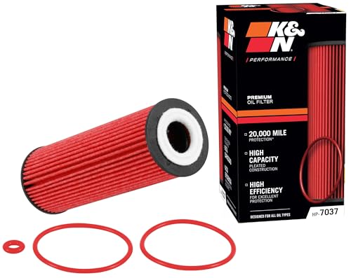 K&N Premium Oil Filter: Designed to Protect your Engine: Compatible with Select FORD/LINCOLN Vehicle Models (See Product Description for Full List of Compatible Vehicles), HP-7037