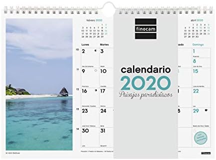 Oficina Y Papeleria Finocam Calendario De Pared 2020 Escribir