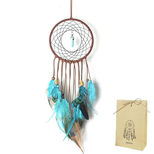 Dream Catcher for Kids Bedroom Decal Turquoise Stone Handmade Large Dreamcatcher