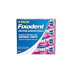 Fixodent Original Denture Adhesive Cream-2.4 oz, 4 pk