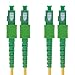 SC/APC to SC/APC Fiber Patch Cable Singlemode Duplex - 5m (16ft) - 9/125 OS1 LSZH - Beyondtech PureOptics Series