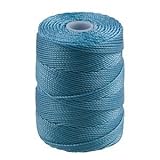 C-Lon Bead Cord, Aqua - 92 Yard Spool