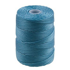 C-Lon Bead Cord, Aqua - 92 Yard Spool