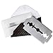 Double Edge Razor Blades Swedish Stainless Steel Replacement Shaving Blades Platinum Coated Mild & Extra Safe for Sensitive Skin, Year Supply – 50 Replacement Blades