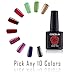 Coscelia Pick Any 10 Colors 0.34 fl.oz Soak off UV LED Gel Nail Polish Set Varnish Nail Manicure Kit