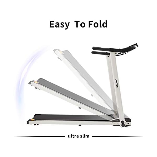 UMAY LONTEK Treadmill for Home Foldable with MP3 & Speaker, Running Machine for Home Use with 12 Programs, LCD Display…