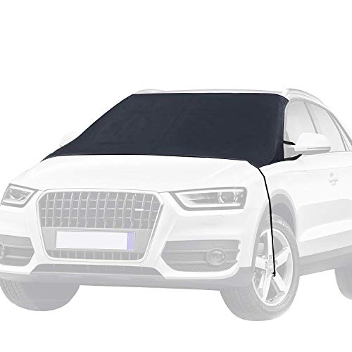 MITALOO Windshield Snow Cover Ice Removal Wiper Visor Protector All Weather Winter Summer Auto Sun Shade for Cars Trucks Vans and SUVs Stop Scraping Fits Most Car, SUV, Truck, Van or Automobile - Thumbnail 4