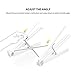 Laptop Stand, Portable Foldable Desktop Notebook Holder Mount, Adjustable 2 Eye-Level Ergonomic Design, Laptop Riser for Notebook Computer PC Pad Tablet EURPMASK (BL)