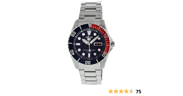 Amazon.com: Seiko Men's SNZF15J1 Dark Blue Dial Watch : Clothing, Shoes \u0026  Jewelry