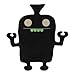 Uglydoll Little Ugly Plush Doll, Uglybot Black