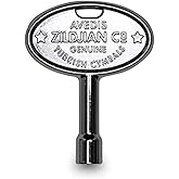 Avedis Zildjian Company Chrome w Trademark Drum Key (ZKEY)