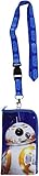 Disney Star Wars BB-8 Lanyard ID Holder Cute Design Blue