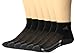 adidas Boys' YTH VERT Stripe 6-Pack Quarter, Black/Black-Onix Marl/Light Onix/Onix, Medium