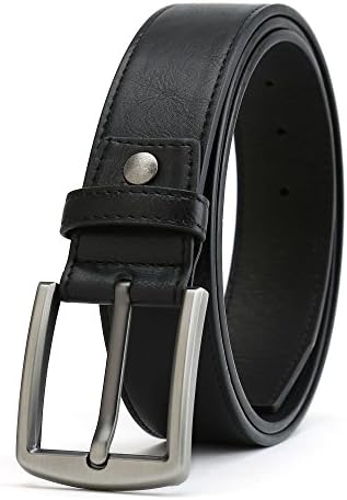 Gurscour Men's Belts Business Leather Belt for Men 1.5"(38mm) Width