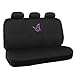 BDK Car Seat Cover 9pc - Butterfly Purple Auto Seat Protection