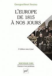 L' Europe de 1815 à nos jours