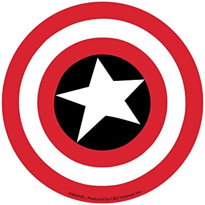 Marvel Comics Retro Captain America Shield Sticker