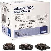 BASF Advance 360A Dual Choice Ant Bait Stations with 2 Bait Matrices, Kills Pharaoh Ants, Argentine Ants &amp; Household Ant, Targets Queen and Entire Colony, Use Indoor or Outdoor, 72 Pack