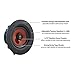 SOAV – 6.5″ Round Frame-Less in Ceiling Speakers 60W RMS Power, Kevlar Woven Cone, 0.75″ Titanium Dome (6.5″ Round 2 Pack)thumb 3