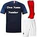 FC FirstClass 2018 Football Soccer Club Navy Blue Home Kit Short Sleeve Jersey Outfit Kids 3-12 Years Suit &Socks