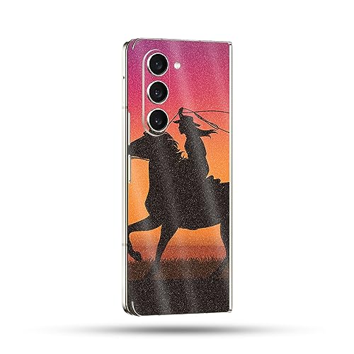 MightySkins Glossy Glitter Skin Compatible With Samsung Galaxy Z Fold 5 Full Wr…