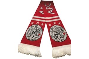 PREMIERSHIP Ajax Fan Scarf | AFC Ajax Soccer Fan Scarf | Premium Acrylic Knit
