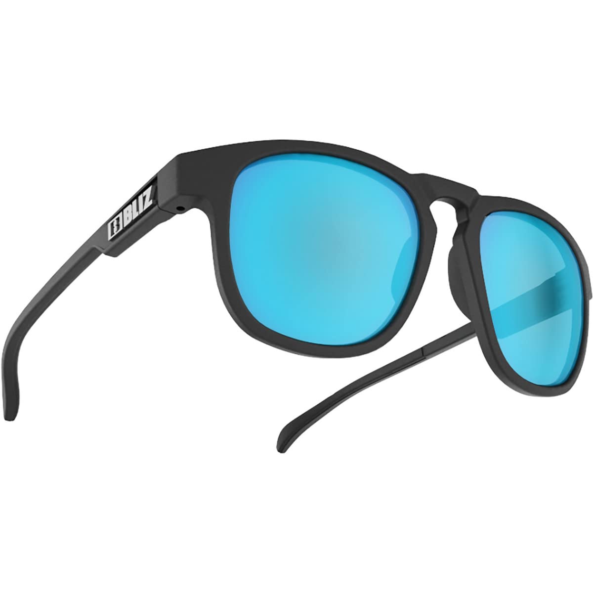 Bliz Unisex's 554907-13 Ace' Sports Sunglasses, Lens, Black with Blue Smoked Lenses, Regular, One Size