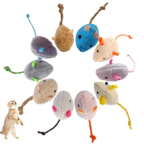 ISMARTEN Catnip Plush Mice