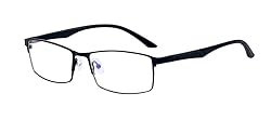 ALWAYSUV Retro Black TR90 Full Frame Nearsighted