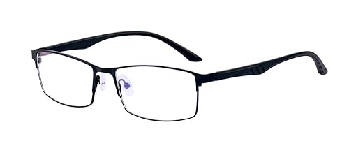 ALWAYSUV Black Myopia Glasses TR90 Frame Shortsighted Nearsighted