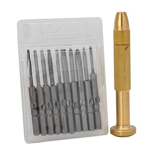 (11 teile/satz) Durable Messinggriff 2 2,5 3 5mm Schlitzschraubendreher Reparaturwerkzeugsatz T6 T15 Schraubendreher…