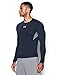 Under Armour Men's CoolSwitch Armour Long Sleeve Compression Shirt, Midnight Navy /Reflective, Large