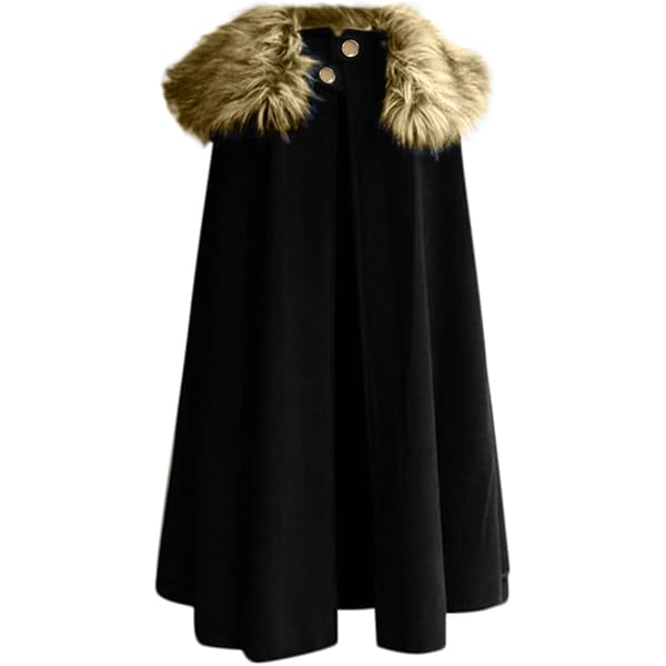 Amazon.com: Women Hooded Poncho Cape Vintage Plus Size Outwear