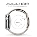 MoKo Apple Watch Band Series 1 Series 2, Soft Silicone Replacement Sports Band for 38mm Apple Watch 2015 & 2016 All Models, STONE (Not fit 42mm Versions)