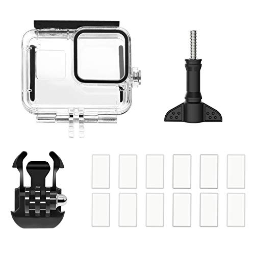 Waterproof Case for GoPro Hero 8 Black Action Camera, 200FT/61M Underwater Photography Housing Case Diving Protective Case Housing Shell with 12pcs Anti Fog Inserts for GoPro Hero 8 Black Camera - Thumbnail 5