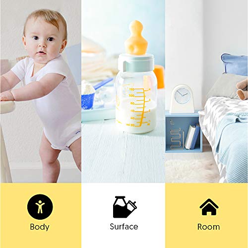 Cocobear Baby Thermometer,Thermometer for Fever Forehead, Kid and Adult Thermometer, Instant Accurate Reading for Body, Surface and Room