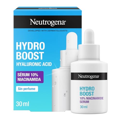 Hydro Boost 10% Niacinamide Serum, feuchtigkeitsspendendes Gesichtsserum für strahlende Haut, Gesichtsserum Hyaluronsäure und 10% Niacinamid, Gesichtspeeling-Serum für alle Hauttypen, 30 ml