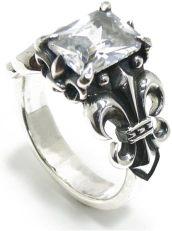 Amazon 新宿銀の蔵 ジルコニア リリーデザイン シルバー 925 リング 17 23号 19号 指輪 メンズ ごつい ごつめ リング 通販