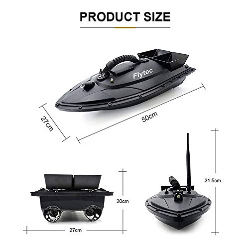 Goolsky Flytec 2011-5 RC Boat Fish Finder 1.5kg Loading Remote Control Fishing Bait Boat KIT Version DIY Boat