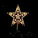 Excelvan 1.5M/5FT 176 LEDs Twinkle Star Upside-down Xmas Tree Light Warm White Light Brown Branches for Home, Bedroom, Party, Wedding, Bar, Indoor Outdoor Christmas Decoration