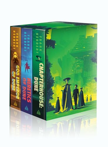Frank Herbert's Dune Saga Books 4-6 Deluxe Hardcover Boxed Set: God Emperor of Dune, Heretics of Dune, and Chapterhouse: Dune Image